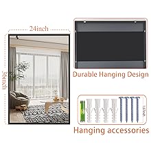 24x36 inch ,Complete accessories, easy to install