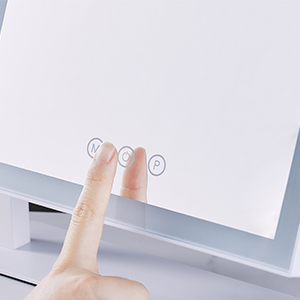 lighted makeup mirror