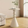 1713604651980-f2a5bbcdb9dd4772abf1242d11e54b39-goods Cream Metal Coffee Table - Round Uncharged Office and Home Balcony Casual Table