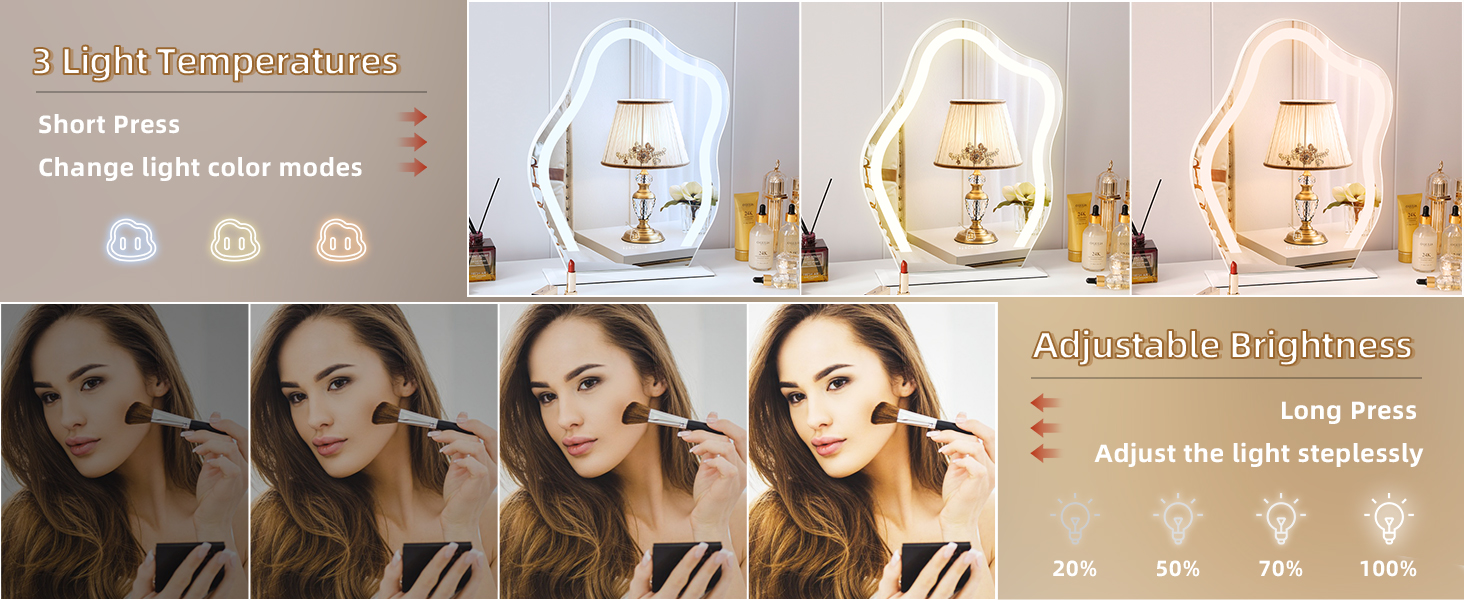 3 Dimmable Light Modes