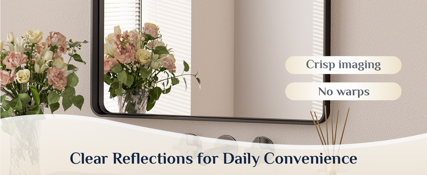 Bathroom vanity mirror