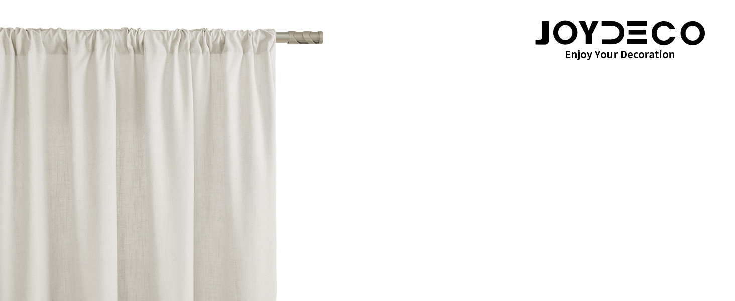 Rod pocket curtains