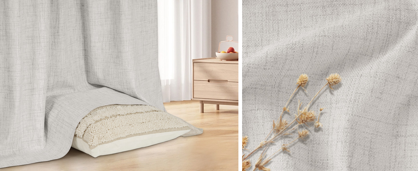linen blackout curtains