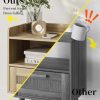 41WIJHTDbbL._AC_UY879 Nightstand,Bedside Table with PE Rattan Decor Drawer,Rattan Night Stand with Solid Wood Legs,Side Table with Drawer Open Shelf,End Table for Bedroom,Living Room,Yellow