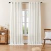41Xi1ckgf3L._AC_UY879 Linen Curtains for Living Room,Semi-Sheer Curtains 108 Inches Long,Living Room Curtains 2 Panel Sets,White Curtains Pinch Pleated Curtains & Drapes(W52 x L108 Inch, Off-White)