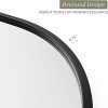 41g9suU_M2L._AC_UY879 24x36 Black Oval Mirror, Metal Framed Mirror for Wall, Wall-Mounted Bathroom Vanity Mirrors