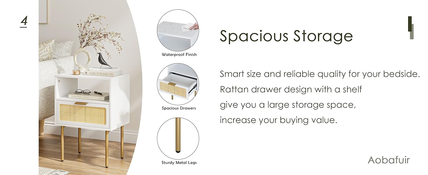 end table with drawers