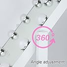 Flexible and Rotatable Lighted Mirror