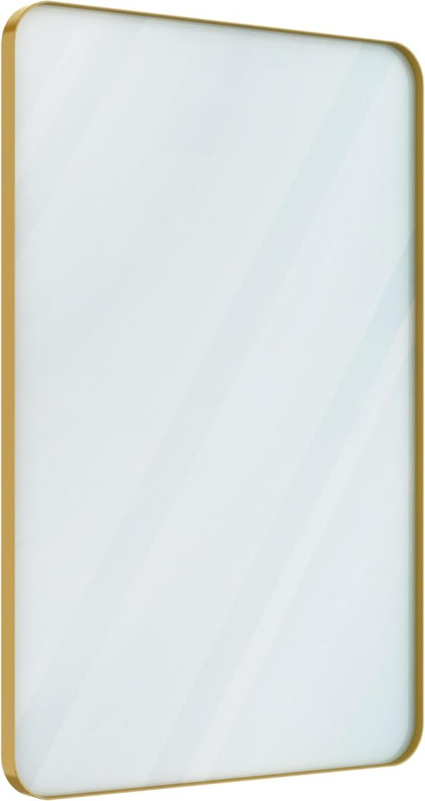 Black Bathroom Mirror for Wall, 24 x 36 Inch Rounded Rectangle Metal Framed Bathroom Wall Vanity Mirror Farmhouse, 1/4-inch Shatterproof Glass | Ultra-Flush Hanging
