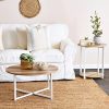 51lvvzhZQJL._AC_UY879 Household Essentials Coffee Table, Coastal Oak, Distressed White