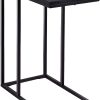 51yaReQ56DL._AC_SL1200 Tangkula Industrial Mobile End Table, Movable Side Table for Coffee Tablet, Rustic C Table with Rolling Casters, Portable Side Table for Couch Bed, Sofa, Living Room Bedroom