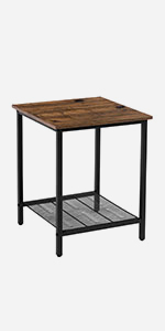 VASAGLE Nightstand for Small Space