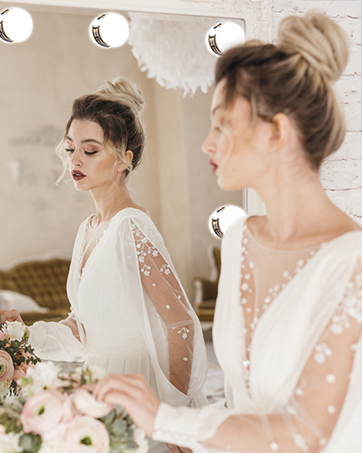 large vanity mirror with light