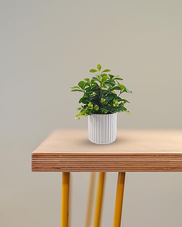 Fake Plants, Artificial Plants Indoor for Room Decor, Small Faux Plants Indoor