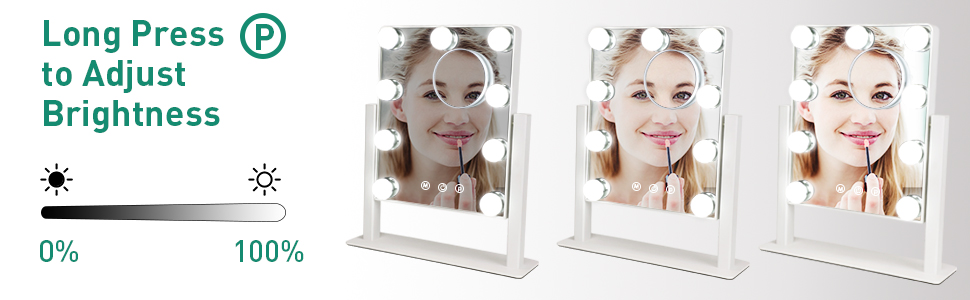 vanity mirror with light