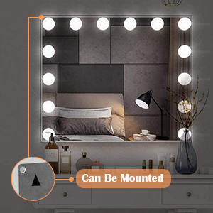 10X Magnification Vanity Makeup Mirror with Lights
