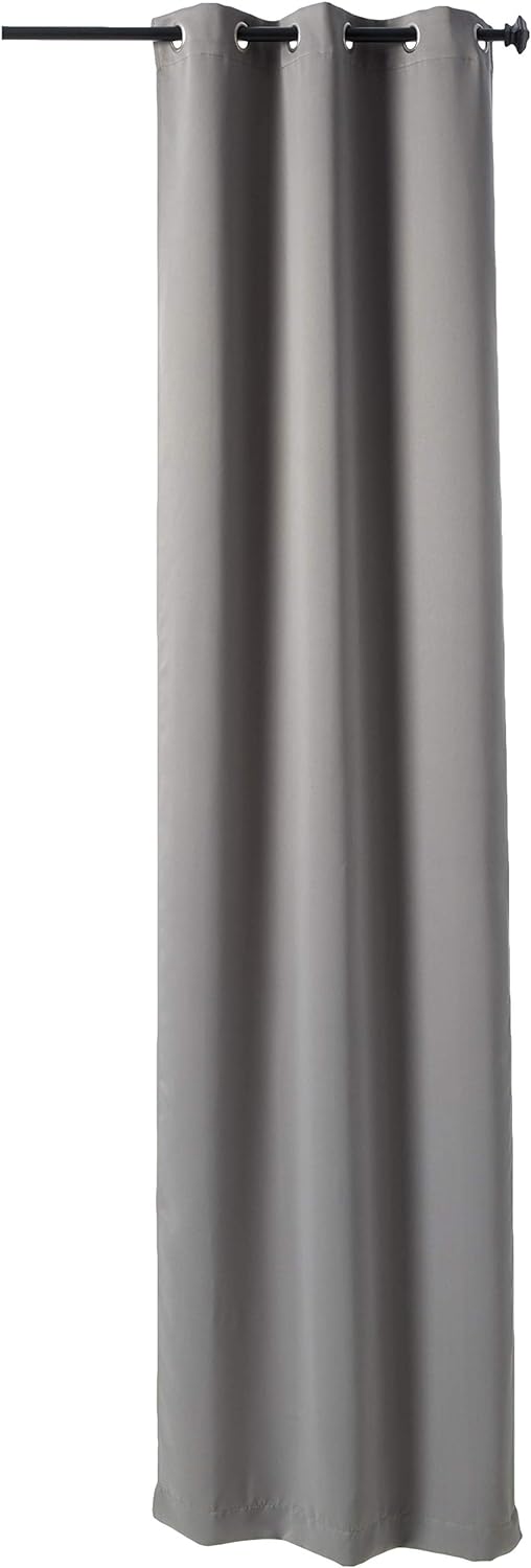 616r5eQVztL._AC_SL1500 Energy Saving Blackout Grommet Curtain Panel, 40" x 84", Dove White 2 Count (Pack of 1)