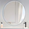Hollywood Bathroom Mirror 12"*16", Framed Lighted Bathroom Vanity Mirror, Wall Mounted, Dimmable LED Mirror for Bathroom,Gold
