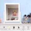 Vanity Mirror with Lights, Hollywood Lighted Makeup Mirror with Dimmable Light, Smart Control, Memory, Adjustable Warm White/Natural/Daylight, Birthday Gift, 360°Rotation (13in. White)