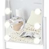 Vanity Mirror with Lights, Makeup Mirror with Lights,3 Color Lighting Modes Detachable 10X Magnification Mirror Touch Control,360°Rotation, White.