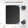 61TVN61OZYL._AC_SL1500 Black Bathroom Mirror 22 x 30 Inch, Matte Black Rectangle Mirror for Wall, Rounded Metal Frame Vanity Mirror