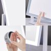 Lighted Makeup Mirror, Hollywood Vanity Mirror with Lights, Three Color Lighting Modes, and 5X Magnification Mirror, Smart Touch Control, 360°Rotation (15.2in. White)
