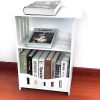 End Table, Cute Nightstands Small Tables for Small Spaces White Coffee Bedside StorageShelf for Office, Living Room, Bedroom (OS-IF9T-RZPT)
