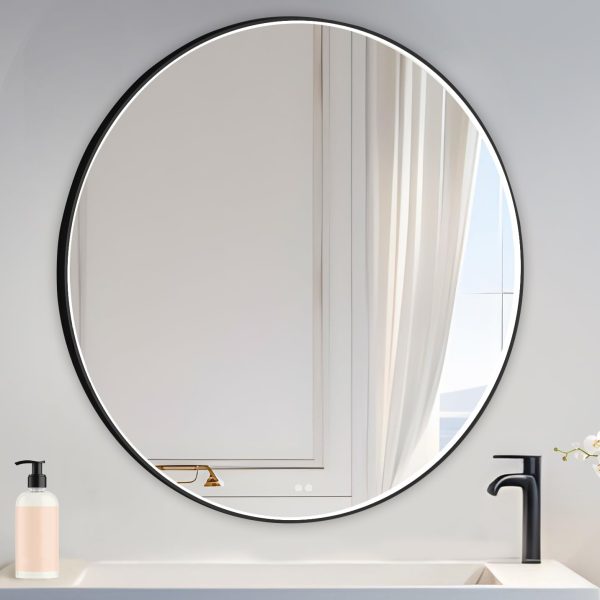 Hollywood Bathroom Mirror 12"*16", Framed Lighted Bathroom Vanity Mirror, Wall Mounted, Dimmable LED Mirror for Bathroom,Gold
