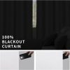 61asr_XcQKL._AC_SL1500 Linen Textured 100% Blackout Curtain 100x96 Inch Extra Wide Patio Sliding Door Curtain Solid Thermal Insulated Room Curtain for Bedroom, Living Room (1 Panel, White)