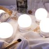 LED Vanity Light for Mirror, Hollywood Style Makeup Lights with Dimmer and 12V Adapter, Stick on Vanity Mirror, (Mirror Not Included)