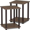 61cnTDK2I8L._AC_SL1500 Simplistic Set of 2 End Table, Espresso/Black