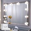 LED Vanity Light for Mirror, Hollywood Style Makeup Lights with Dimmer and 12V Adapter, Stick on Vanity Mirror, (Mirror Not Included)