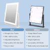 Vanity Mirror with Lights, Hollywood Lighted Makeup Mirror with Dimmable Light, Smart Control, Memory, Adjustable Warm White/Natural/Daylight, Birthday Gift, 360°Rotation (13in. White)