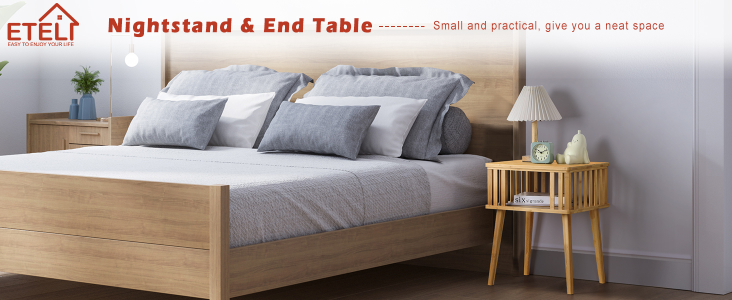 Nightstand End Table Small and practical Give You a Neat Space