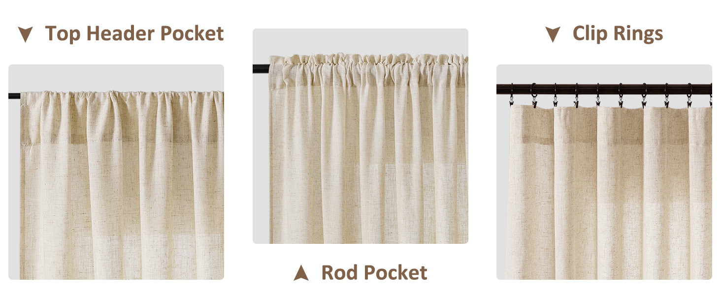 linen curtain