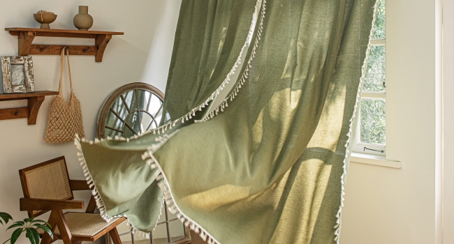 boho curtains