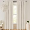 100% Blackout Shield Linen Blackout Curtains 84 Inches Long 2 Panels Set, Blackout Curtains for Bedroom, Thermal Insulated Rod Pocket Window Curtains & Drapes Living Room, 50W X 84L, Beige