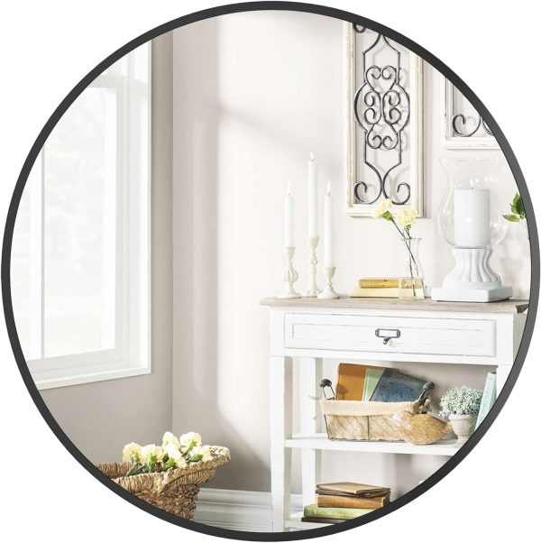 24"x36" Gold Arched Bathroom Mirror - Wall Mirror for Bathroom, Metal Frame Vanity Mirror, Dresser Mirror, Arch Decorative Mirrors for Living Room, Bedroom, Entryway, Mantle