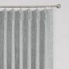 Natural Full Blackout Curtains Linen Blended Darkening Window Curtains 84 inch for Living Room Bedroom Thermal Insulated Pinch Pleat Drapes with Hooks 2 Panel 40"Wx84"L