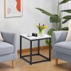 71BNtobT-dL._AC_SL1500 Modern End Table, Square Small Coffee Sofa Side Table with Metal Frame