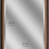 71EPbvRcgQL._AC_SL1500 Bronze Copper Oil Rubbed Framed Wall Mirror, Vanity Mirror, Bathroom Mirrors, Rectangle Mirrors, Living Room Mirrors - 26" x 32"