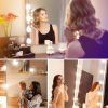 71ElLb8oJcL._AC_SL1500 Hollywood Style Led Vanity Mirror Lights Kit - Vanity Lights Have 10 Dimmable Light Bulbs for Makeup Dressing Table and Power Supply Plug in Lighting Fixture Strip, White (No Mirror Included)