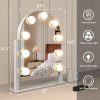 71GdD2cUg7L._AC_SL1500 Makeup Mirror with Lights, Vanity Mirror with Lights, Lighted Makeup Mirror, 3 Color Modes, Dimmable Light,360° Rotation