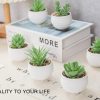 6 Packs Fake Plants Small Realistic Succulents Plants Artificial for Home Room Decor Indoor