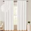 100% Blackout Shield Linen Blackout Curtains 84 Inches Long 2 Panels Set, Blackout Curtains for Bedroom, Thermal Insulated Rod Pocket Window Curtains & Drapes Living Room, 50W X 84L, Beige