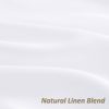 71K-_Z3z_IL._AC_SL1500 Pure White Linen Curtains 90 Inch Length for Living Room Bedroom 2 Panels Set Rod Pocket Light Filtering Semi Sheer Window Curtains 52 Inch Width Boho Farmhouse Linen Drapes, W52xL90