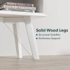 71L9NwZLLaL._AC_SL1500 White Night Stand, Mid Century Modern Wood Nightstand with One Drawer, Bedside Table with Open Storage Shelf and Solid Wood Legs, Bed Side Table for Bedroom, End Tables for Living Room