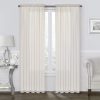 71LrT7B8kLL._AC_SL1500 2 Pack: Basic Rod Pocket Sheer Voile Window Curtain Panels - Assorted Colors (White, 84 in. Long)