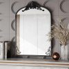 Black Vanity Mirror, 26×38 Black Mirror for Bathroom,Large Bathroom Mirror,Square Mirror (Black)