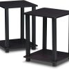 71T-btJHA4L._AC_SL1500 Simplistic Set of 2 End Table, Espresso/Black
